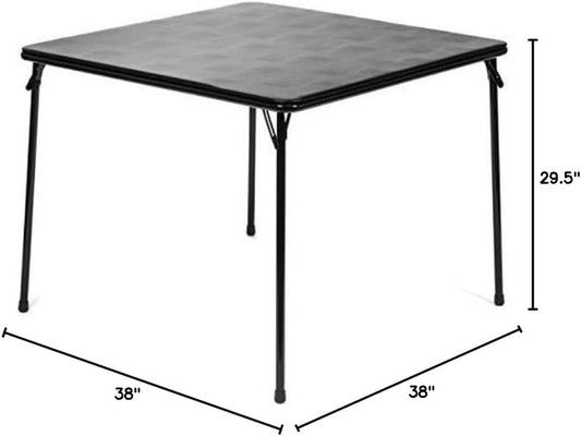 Serie XL mesa rectangular plegable para cartas y juegos de 38 pulgadas, extra...