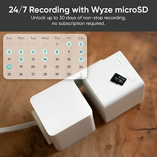 WYZE Cam Pan v3 IP65 1080P 360 PanTiltZoom Wi-Fi Cámara de seguridad...