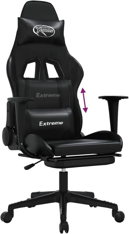 Silla de computadora para videojuegos, silla ergonómica para juegos, adecuada...