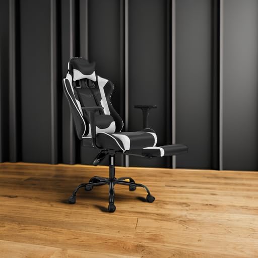 Silla ideal para oficina, para jugar en línea, ergonómica, giratoria, respaldo...