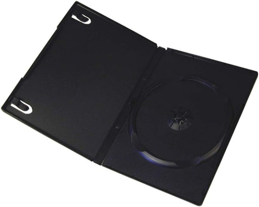 Paquete de 50 fundas de DVD estándar negras individuales de 0.551 in