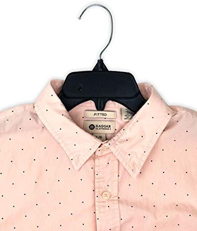 HangOn Combo Set de perchas de plástico reciclado para camisas y pantalones, 17...