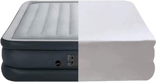 White Queen Fitted Sheet Only Deep Pocket for 18-21 inch Thick Mattress That