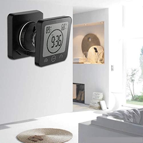 Reloj digital de pared para ducha de baño con alarma, resistente al agua para...