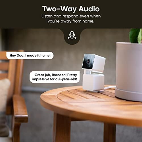 WYZE Cam Pan v3 IP65 1080P 360 PanTiltZoom Wi-Fi Cámara de seguridad...