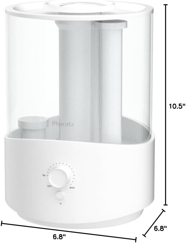 Pharata Humidificadores para dormitorio y hogar, humidificador de niebla fría...