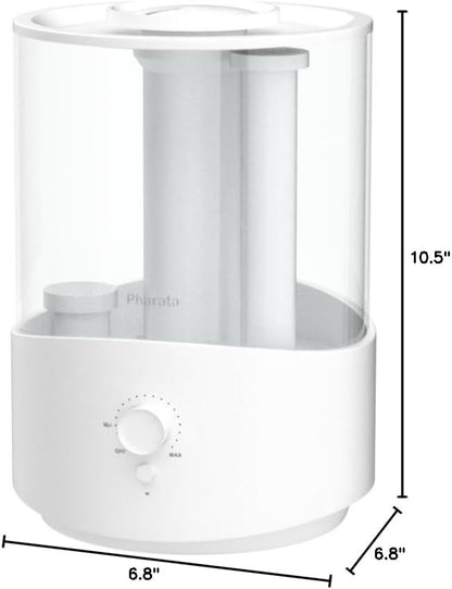 Pharata Humidificadores para dormitorio y hogar, humidificador de niebla fría...