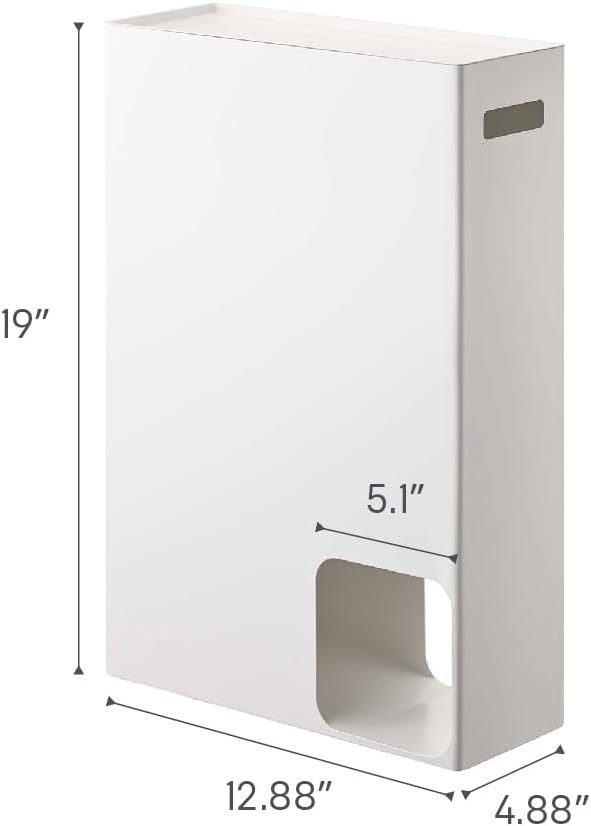 YAMAZAKI Home - dispensador de papel higiénico para el baño, organizador de...