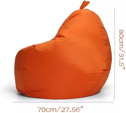 Lazy BeanBag Funda para sofá sin relleno, 420D, Oxford, impermeable, puf, puff