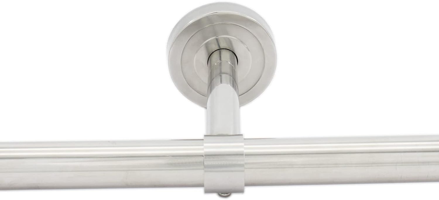 Paquete de 2 soportes de montaje en techo, soporte de tubo de acero inoxidable...