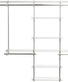 Rubbermaid Configurations - Kit de armario de lujo color titanio, 4 a 8 pies,...