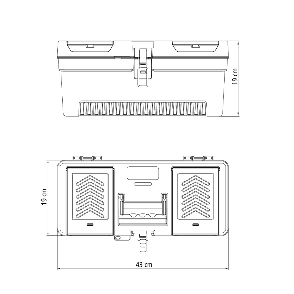 Caja Plastica Para Herramientas 17