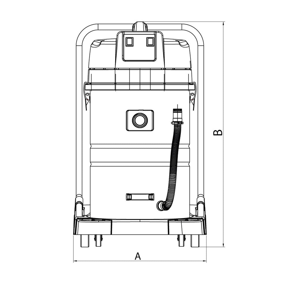 Aspiradora de Solidos y Líquidos 127 V- 2400 W