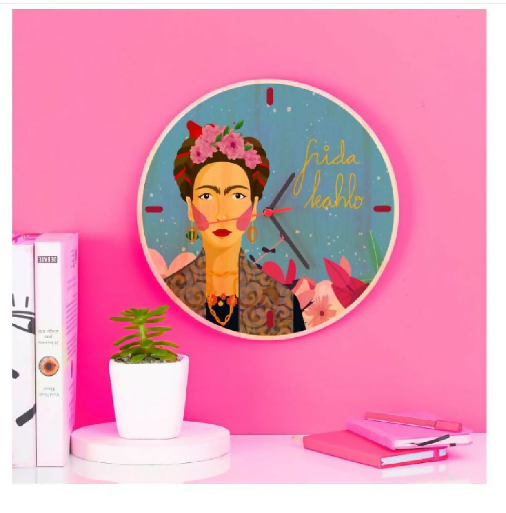 Reloj de pared Frida Floral 29x29