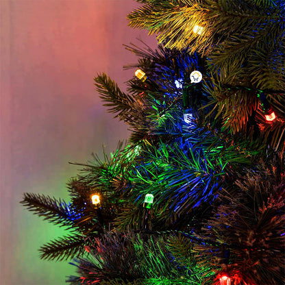 Combo Árbol Navidad 1.80M Tupido Luces Nieve Spray Regalo COS34D