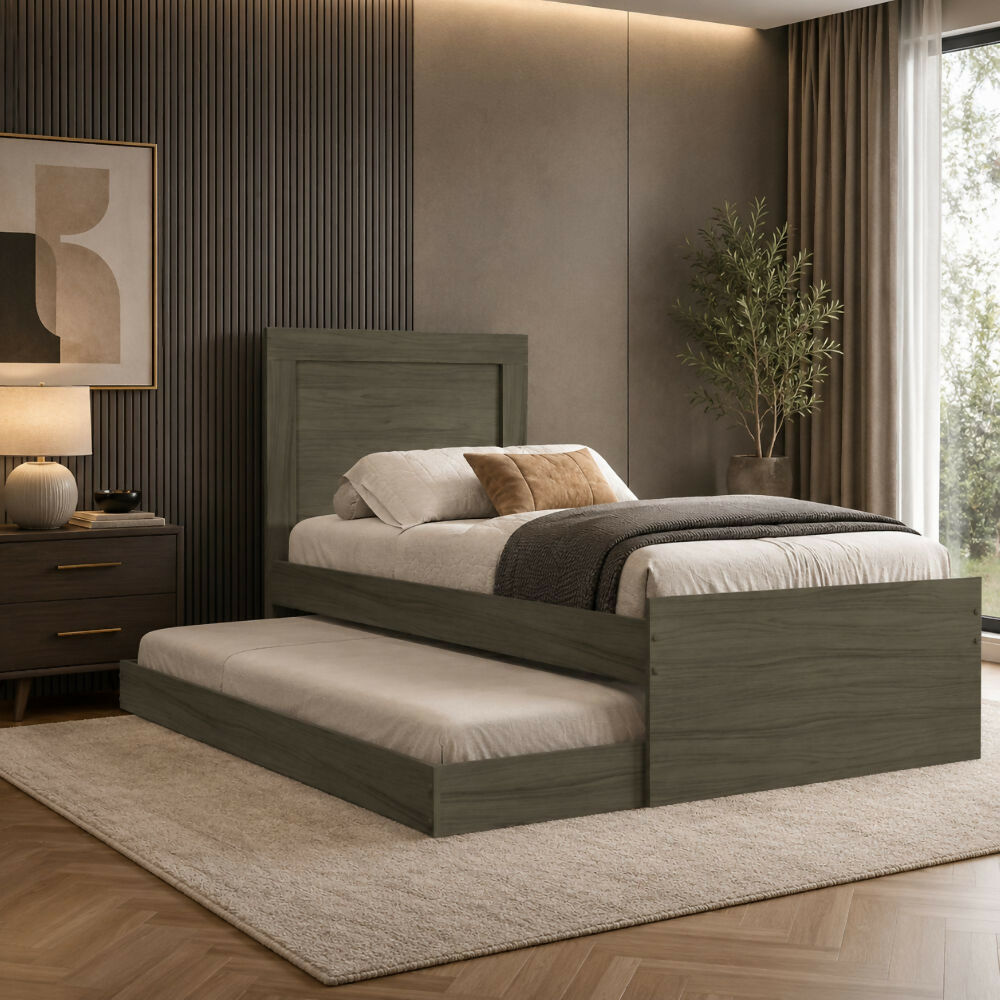 Cama Sencilla Verona, Marrón