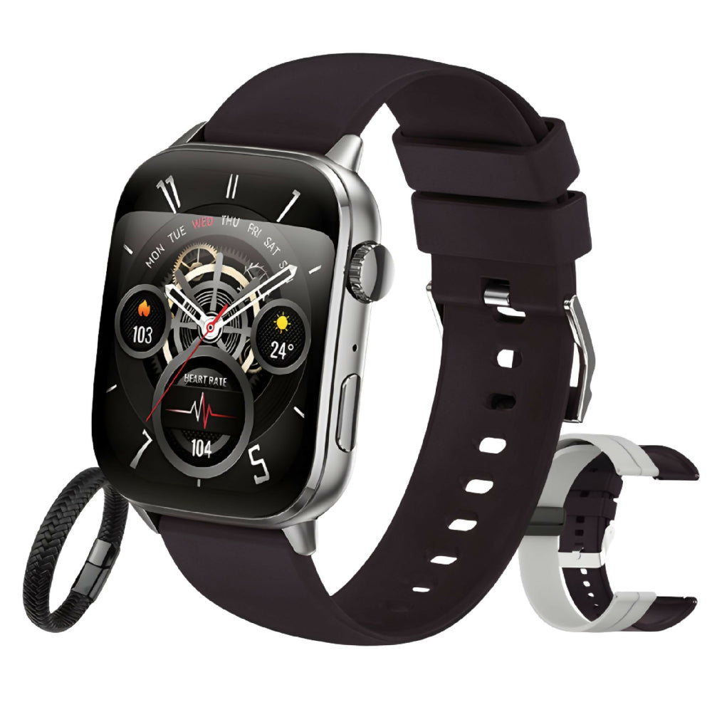 Smartwatch G-Tide S6 Pro Negro Reloj Inteligente Con Llamadas Bluetooth, Resistente Al Agua