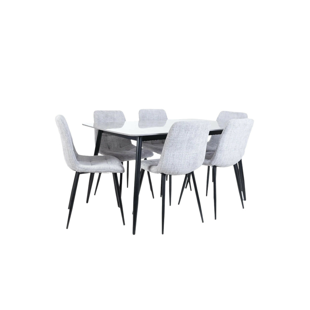 Comedor en piedra sinterizada 6 Puestos Acilius