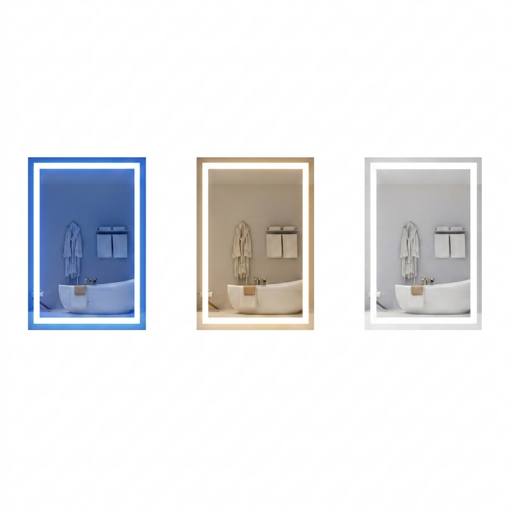 Espejo Led Vertical Para Baño Moderno 70x50 sin marco