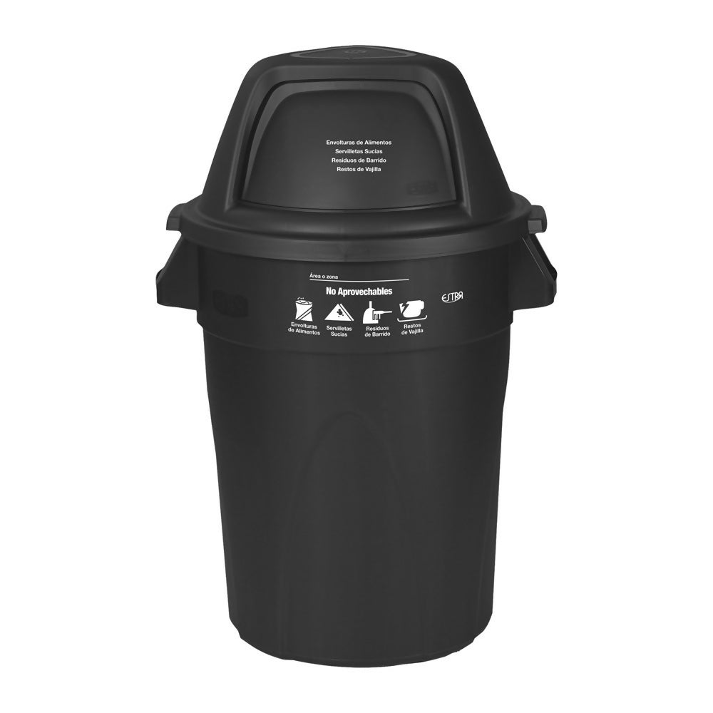 Contenedor Elite 121L Negro-No Aprovechable