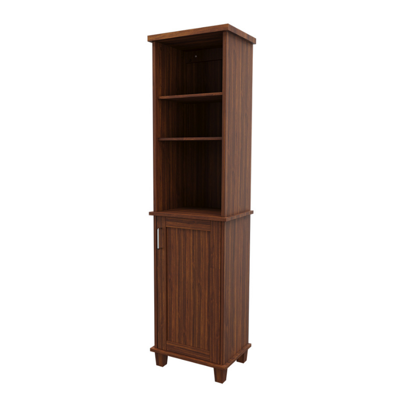 Mueble Lateral  Multiusos 1 Puerta, Chocolate