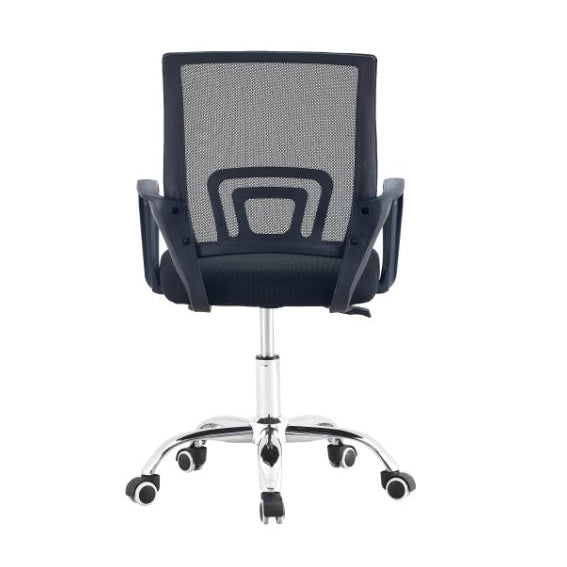 Silla Oficina X-60A, Wengue, con Cómodo Espaldar y Rodachines