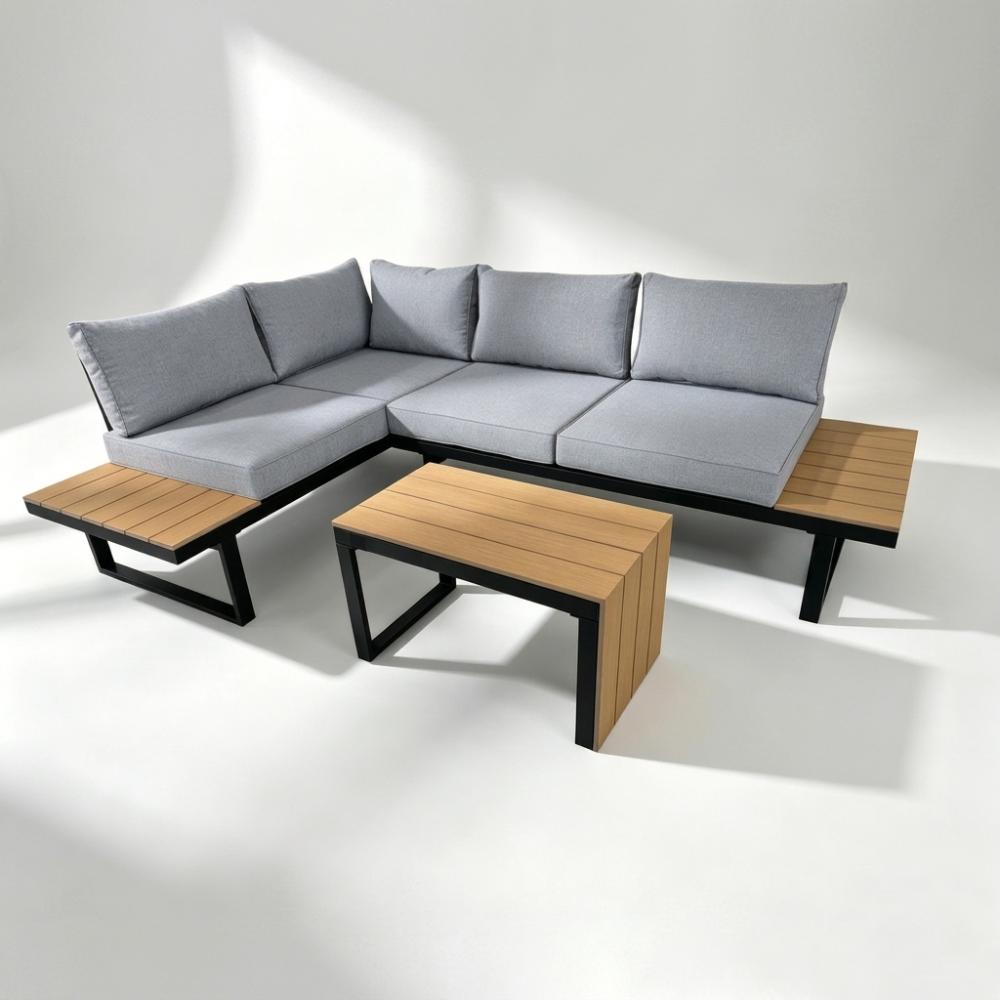 Set de Terraza Metrópolis, Gris, Diseñado Especialmente para Exteriores Modernos