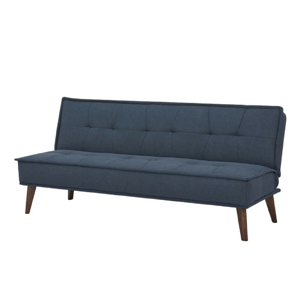 Sofa Cama Otto 3 Puestos Tela Azul