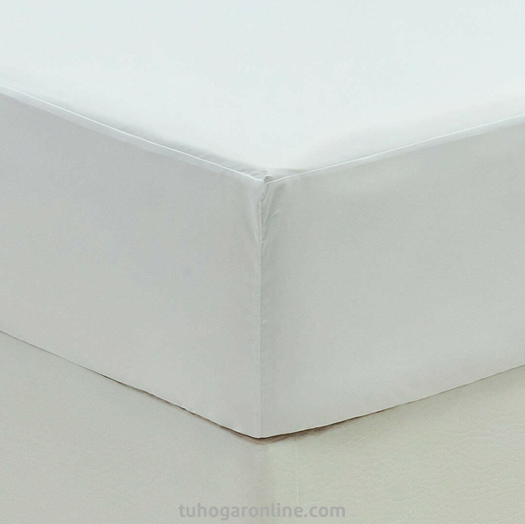 Protector Para Colchon Blanco Antifluido Sencilla - 1.00 X 1.90