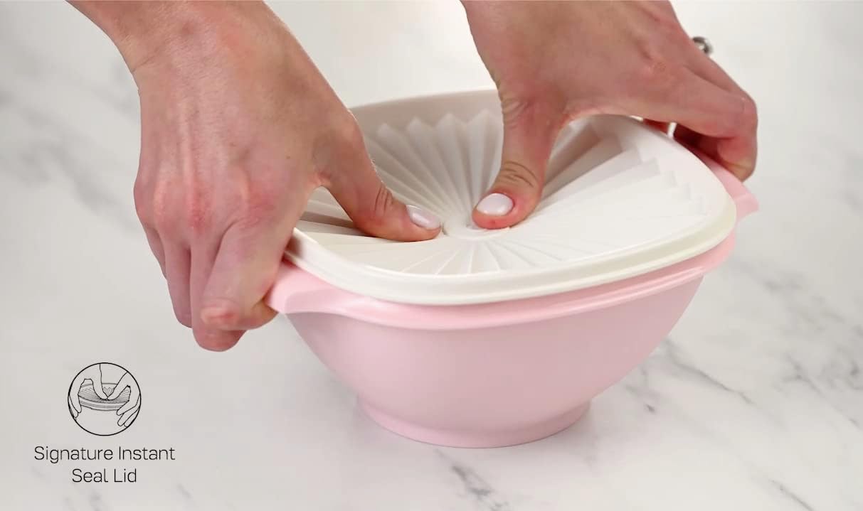 Tupperware Heritage Collection - Juego de 5 cuencos + 5 tapas (10 piezas) para...