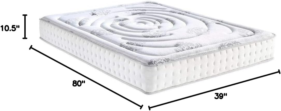 espuma con memoria doble 10.5-pulgadas colchpon innerspring