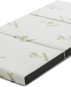 Giantex Colchón plegable individual, colchón de espuma viscoelástica de triple...