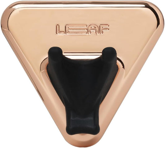 Leaf Shave Soporte de ducha, oro rosa  Gancho de pared adhesivo para ducha y...
