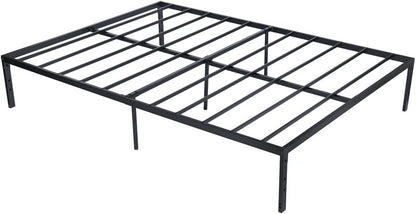 Homy Casa Inc Base de colchón de listones de metal tamaño Queen plataforma