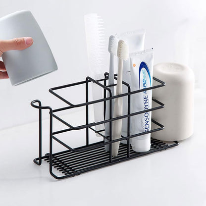 Soporte para cepillo de dientes de baño de acero inoxidable, soporte para pasta