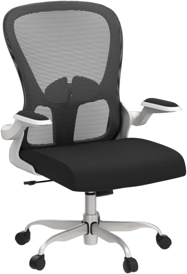 Silla de oficina ergonómica, cómoda silla giratoria para oficina en casa, silla...