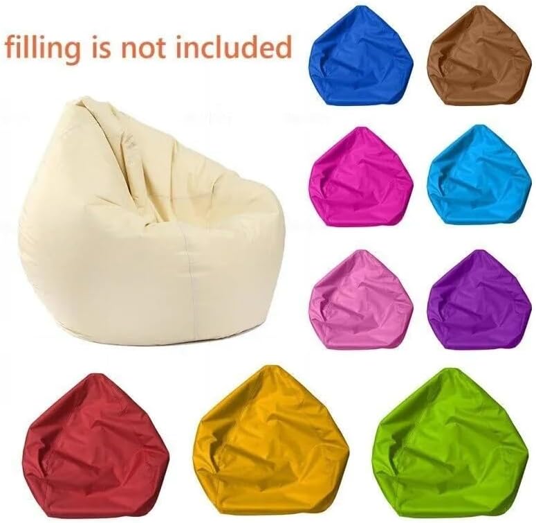 Koolouispoper Lazy BeanBag - Sillas individuales para sofá sin relleno, color...