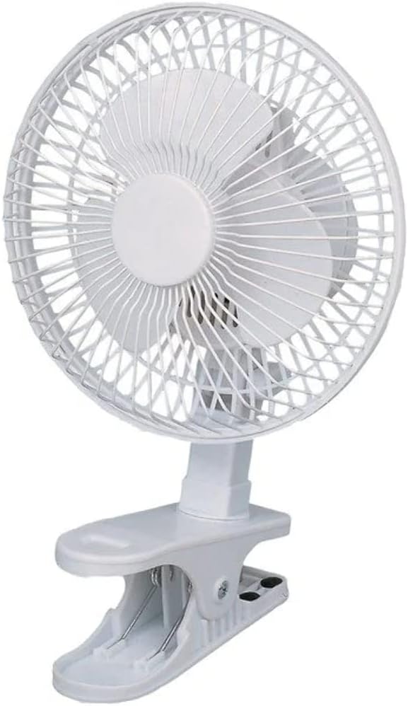 Optimus F-0600 Ventilador eléctrico de 6", color blanco