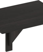 Furinno Mesa plegable de montaje en pared Hermite, Espresso