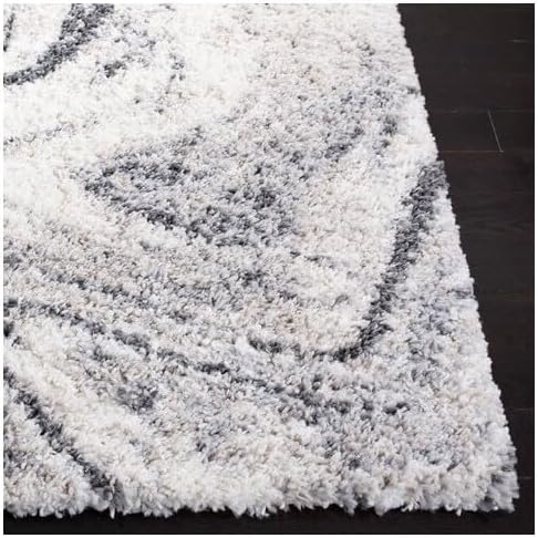 SAFAVIEH Colección Fontana Shag FNT848A - Alfombra moderna abstracta que no...
