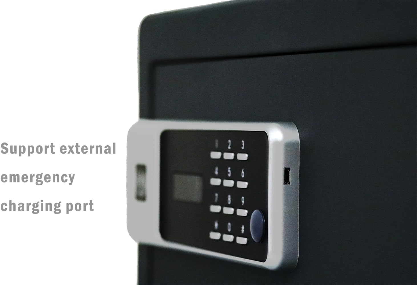 Protex H4-2043ZH-BLACK - Caja fuerte personal con apertura de 3 vías Llave de...