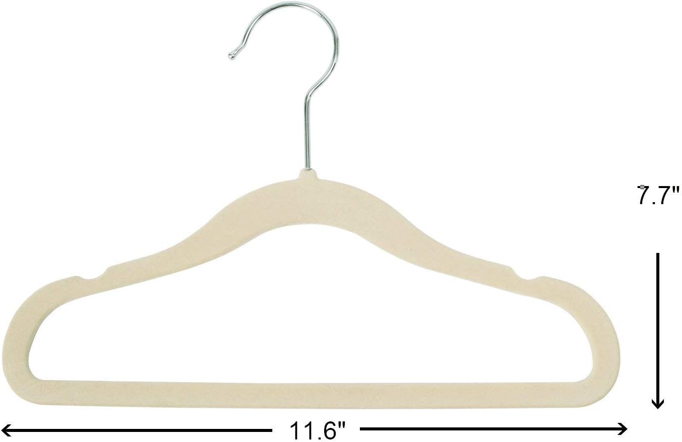 Finnhomy ropa gancho de ropa para bebé y Kids 30-Pack de terciopelo...