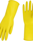 Vgo HH4601 pares de guantes reutilizables para el hogar, goma para