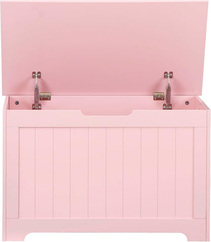 Caja de juguetes de 30 pulgadas, baúl de almacenamiento para niños y niñas,