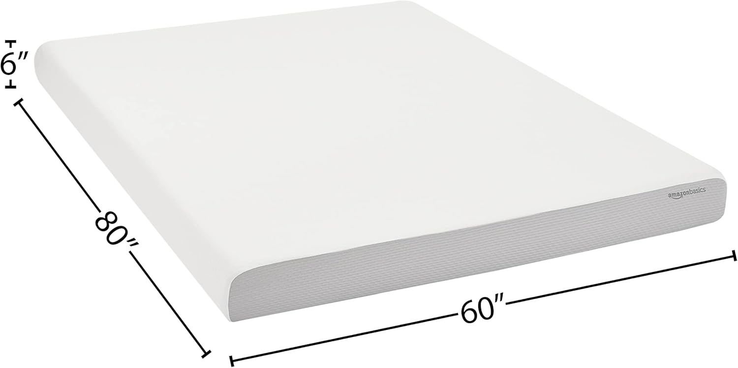 Tienda Memory Foam Mattress Soft Plush Feel 6 Inch Queen