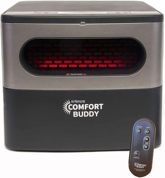 Comfort Buddy, calentador de espacio de AirNmore, factor de forma pequeño único...