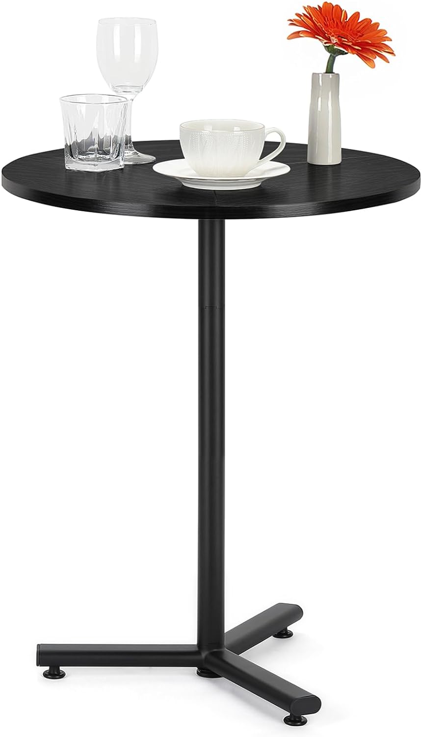 Mesa de comedor redonda Triple Plex Negra