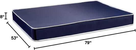 Greaton, Colchón de espuma de vinilo resistente al agua de 57810 pulgadas,