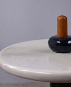 Mesa pequeña con combinación creativa, mesa auxiliar movible redonda de esquina...