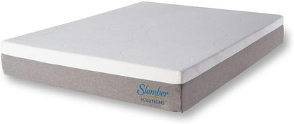 Slumber Solutions Colchón de espuma viscoelástica de gel de 10 pulgadas Firm